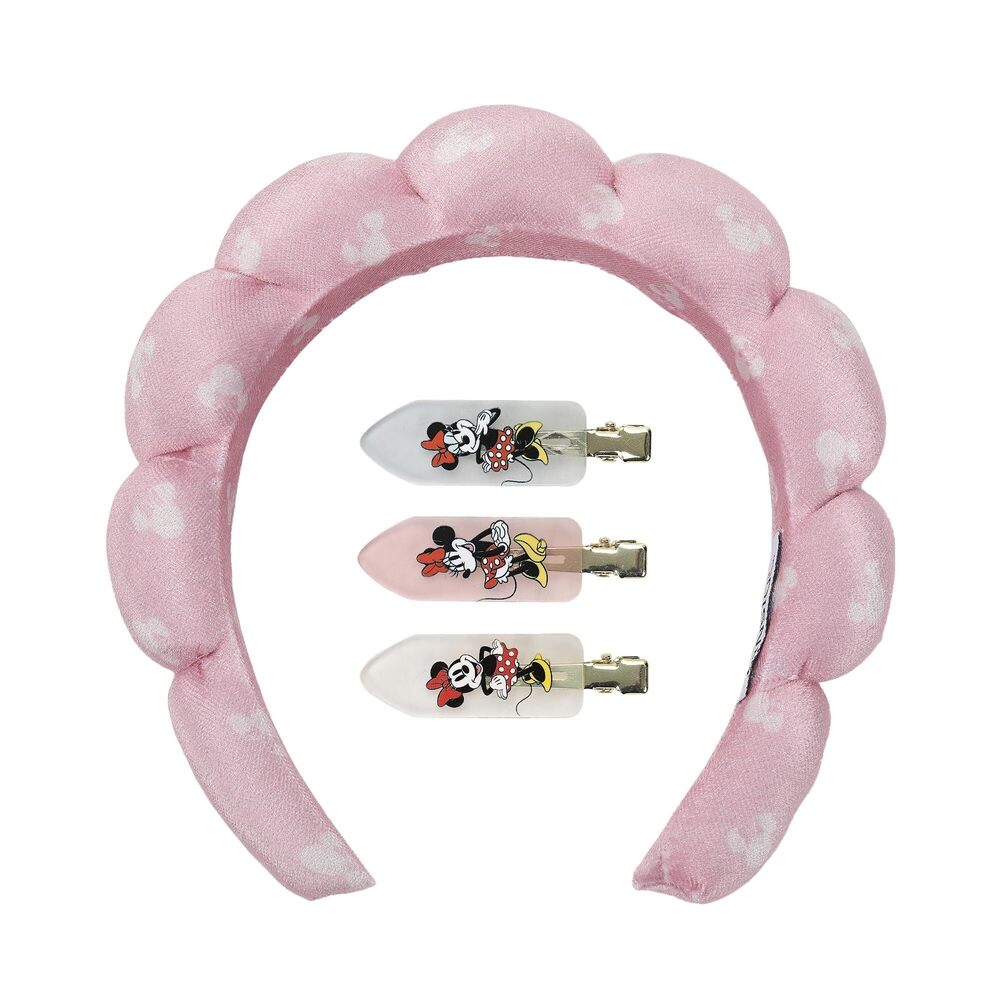 3416 Disney's Minnie Mouse Hair Clips and Headband 4-Piece Hair Accessories